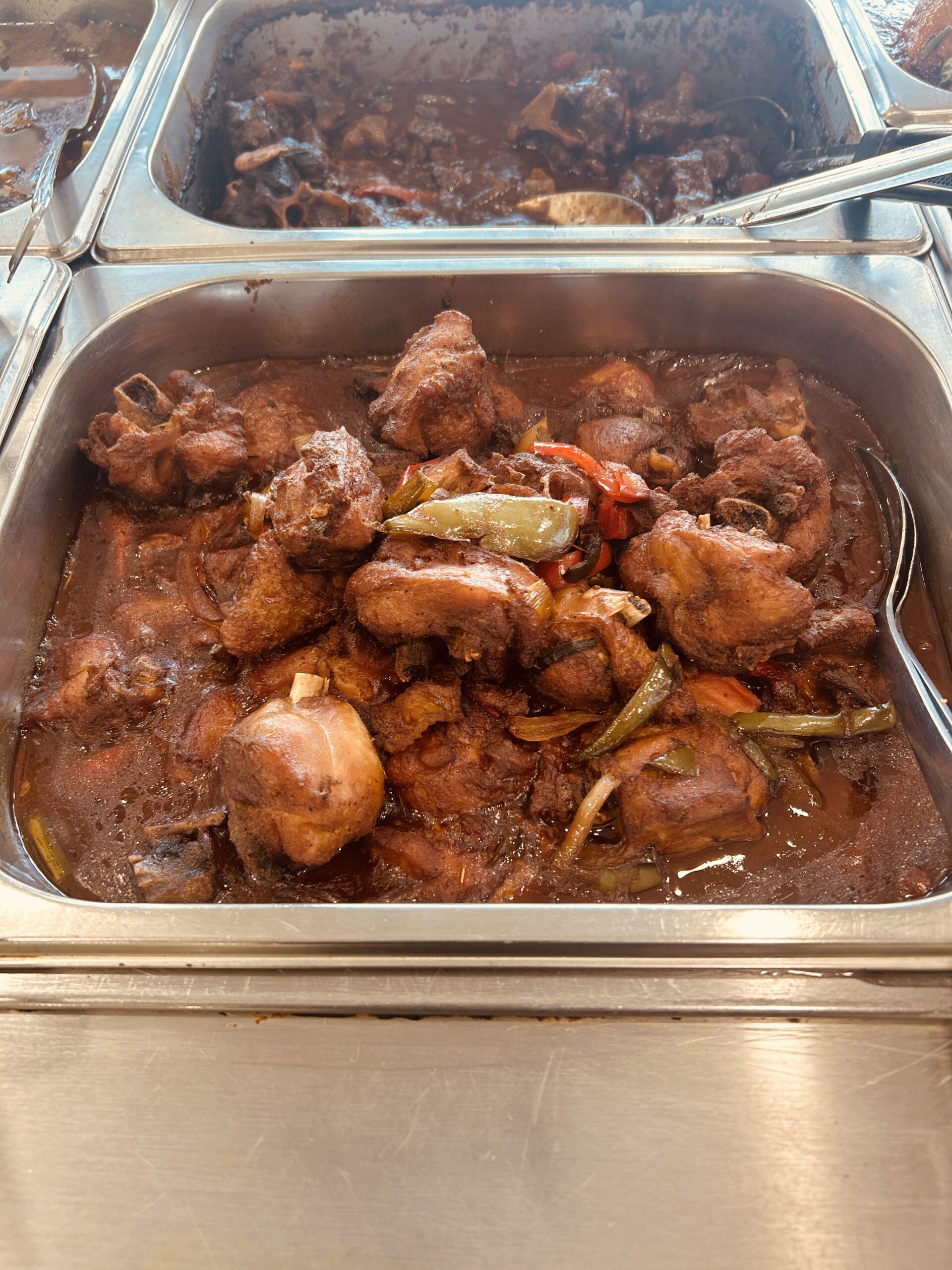 Brown Stew Chicken Conduit Jerk Restaurant